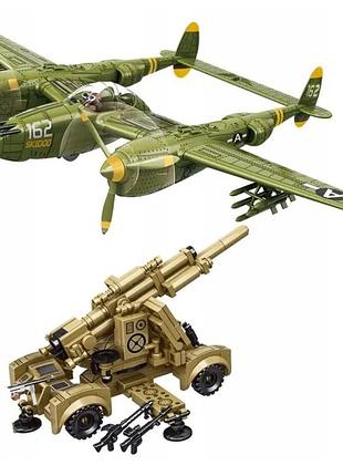 Конструктор модель винищувача lockheed p-38 lightning, відомого також як "блискавка"
