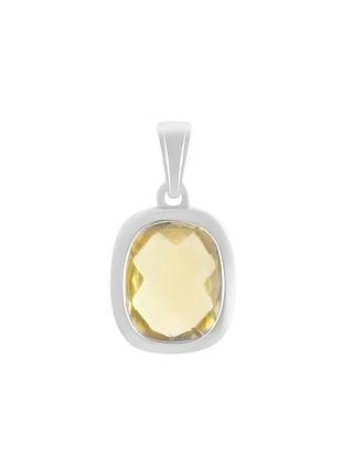 Серебряная подвеска с цитрином nano (2189909)