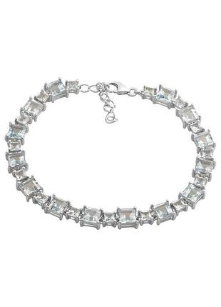 Серебряный браслет с топазом 14.85ct (17-20см размер) 2182108
