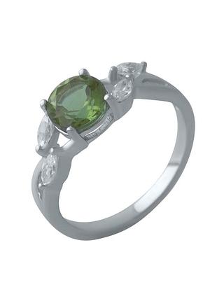 Серебряное кольцо с султанит султанитом 1.767ct (17см размер) 1937655
