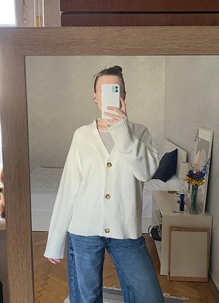 Вʼязаний кардиган на ґудзиках не zara h&m massimo dutti