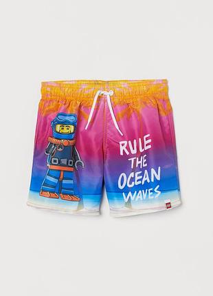 Детские плавательные шорты бренда h&amp;m lego 1.5-2р, 92см