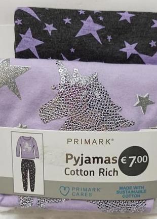 Піжама на дівчинку primark 134