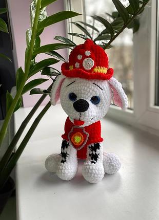 Маршал,щенячий патруль, іграшка ручної роботи 3