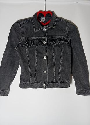Джинсовий піджак для дівчинки на 8-9 років