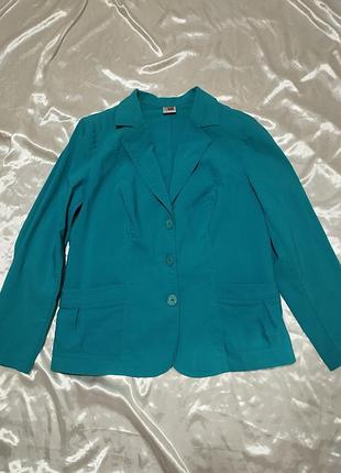 Пиджак mona liza, молодежный, женский, базовый, размер - 54(3xl), весна, лето, осень,полиэстр, эластан, киргизстан.
