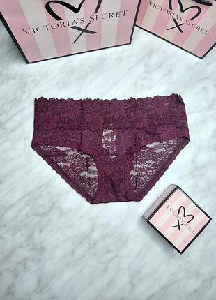 Кружевные трусики hiphugger wink. pink. victoria’s secret. оригинал 🇺🇸