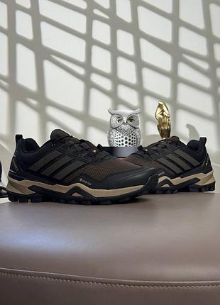 Мужские кроссовки adidas terrex skychaser black brown beige