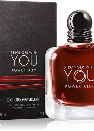Giorgio armani stronger with you powerfully (мужская) парфюмированная вода 100 мл