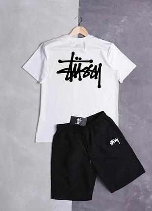 Комплект шорти+футболка stussy