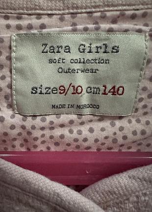 Куртка котонова zara на дівчинку