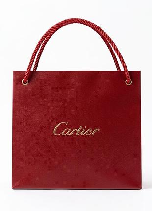 Пакет для украшений картье cartier премиум качество красный пакет с логотипом бренда для колец сережек браслета ожерелье кулон для коробок новый