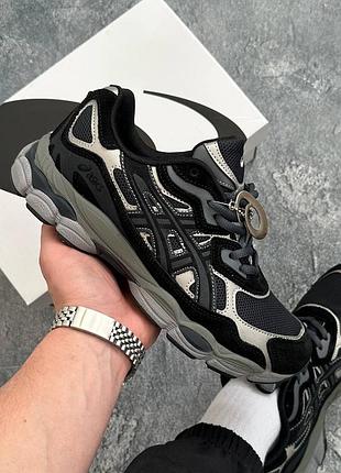 Кроссовки asics gel-nyc black/graphite grey