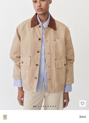 Куртка жіноча демісезонна з підкладкою mango коричневий, бежевий