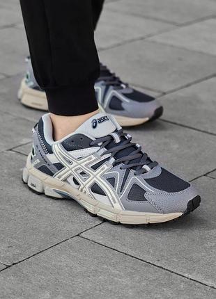Кроссовки мужские asics gel-nyc grey edition, асикс гель ник серые, стильные асикс ньюйорк серые 5
