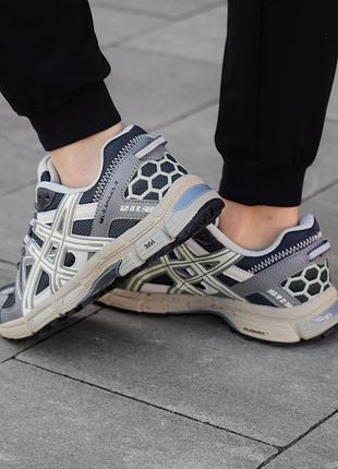 Кроссовки мужские asics gel-nyc grey edition, асикс гель ник серые, стильные асикс ньюйорк серые 6