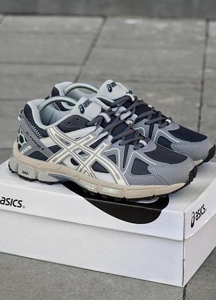 Кроссовки мужские asics gel-nyc grey edition, асикс гель ник серые, стильные асикс ньюйорк серые 7