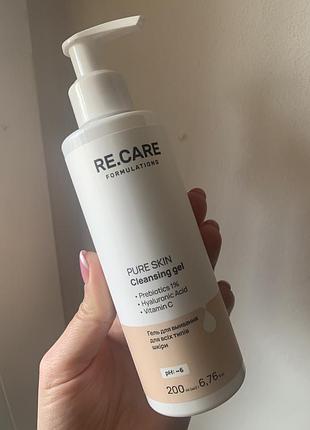 Гель для вмивання re.care