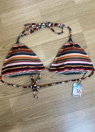 Купальник бікіні primark в смужку розмір 16 (44 eur)