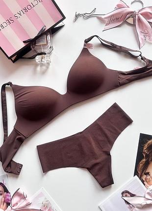 Комплект victoria’s secret набір набор білизна вікторія сікрет белье виктория сикрет бра