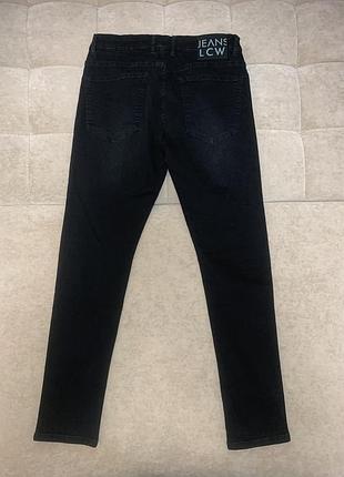 Джинси чоловічі waikiki lcw jeans 760 skinny fit чорного кольору розмір w32 l31
