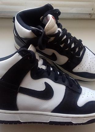 Кроссовки nike dunk high panda black/white dd1869-103(оригинал)