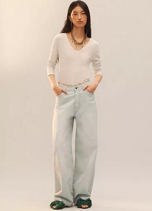 Джинси жіночі світло сині zara new