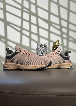 Жіночі кросівки adidas marathon peach grey