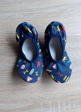 Текстильные чешки 28 размер