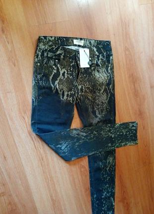 Джинсы комбинированные