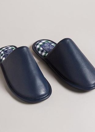Тапочки комнатные ted baker 44р. 28-28.5 см кожаные новые