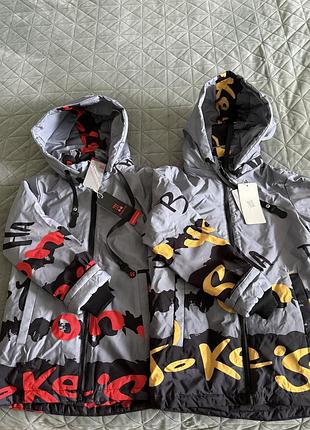 Нова демісезонна куртка на хлопчика розмір 134см, 140 см