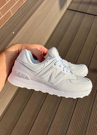 Женские кроссовки new balance 574 white - хит сезона по супер цене!