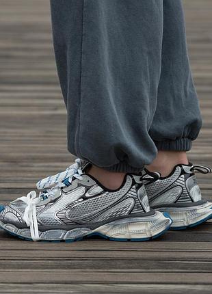 Кросівки 3xl silver white blue