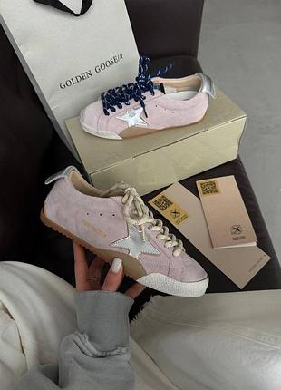 Жіночі кросівки golden goose true star pink