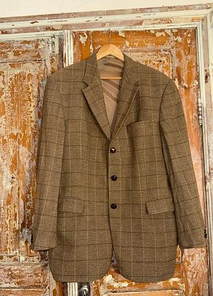 Піджак frans molenaar, вовна woolmark, клітинка
