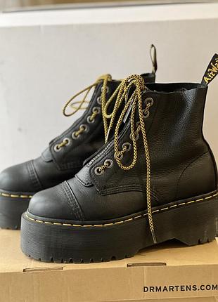 Dr. martens sinclair чорні шкіряні жіночі черевики 39 розмір