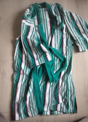 Мужской махровый халат размер м