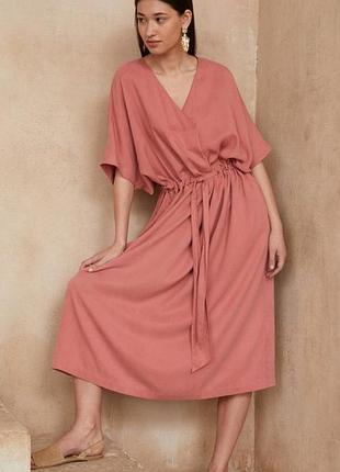 Котоновое платье zara, размер l