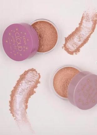 ✨ рассыпчатый золотой хайлайтер шиммер для лица и тела hean sparkling dust lumi на корпоратив новый год праздничное сияние