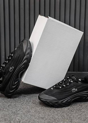 Кросівки lacoste spinor premium sneakers black