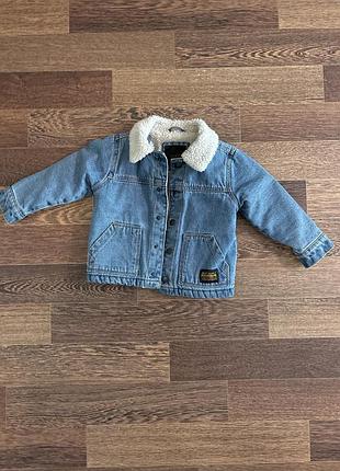Дитяча джинсова курточка з підкладкою