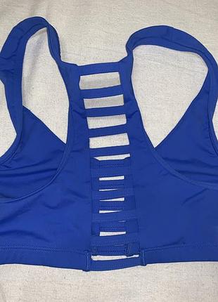 Синій спортивний топ victoria secret pink women blue sport. розмір s.