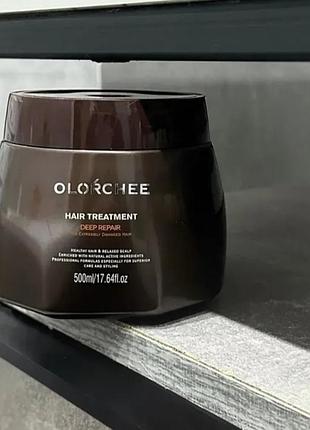 Маска для глубокого восстановления волос deep repair hair treatment olorchee