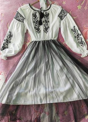 Праздничное платье вышиванка
