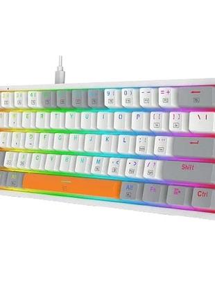 Механічна ігрова клавіатура redragon akali k642 з підсвіткою rgb