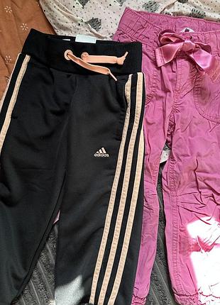 Штани спортивні на дівчинку 2-3 роки 98 adidas