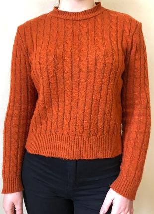 Зимова в‘язана кофта