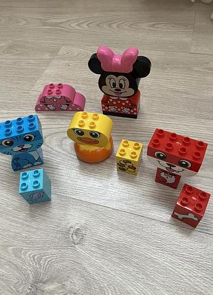 Конструктор lego duplo my first animals навчання кольорам для малюків