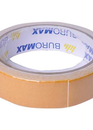 Скотч buromax двосторонній на пінній основі 24 мм х 2 м (bm.7514)